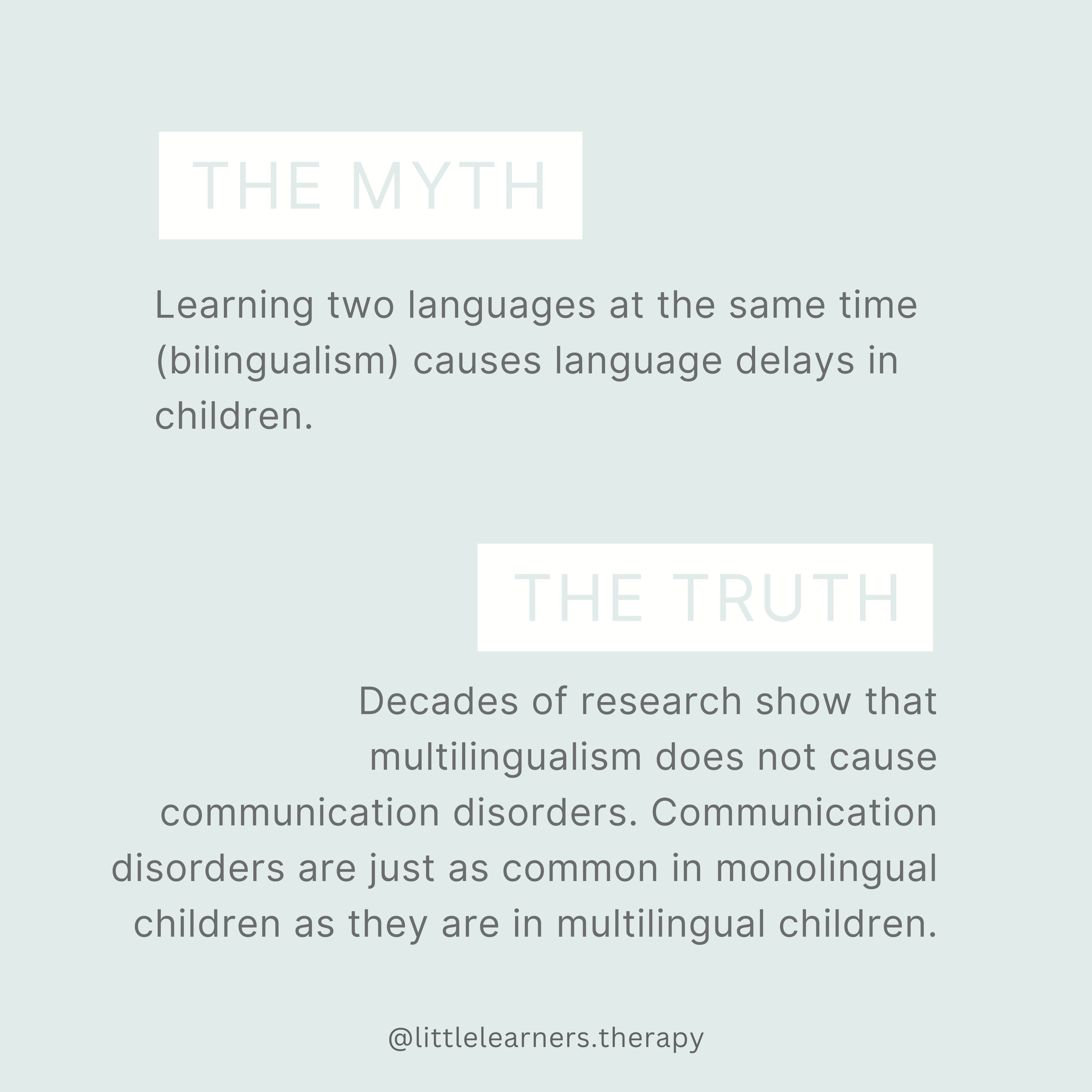 Example post 6 from @littlelearners.therapy Instagram